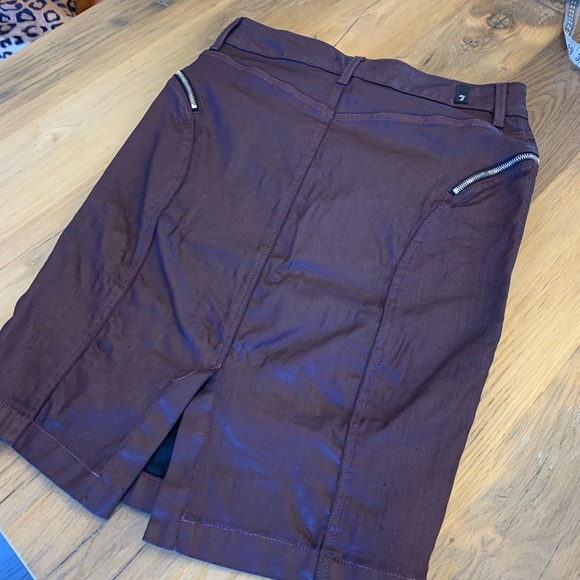 7 for Mankind denim skirt - Picture 2 of 7